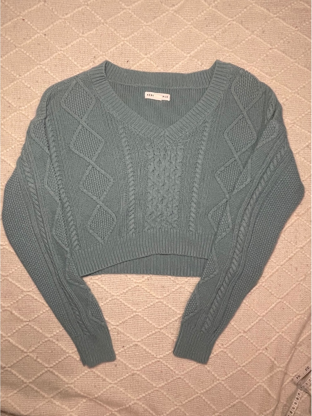 Aeropostale Turquoise Sweater Women’s Small